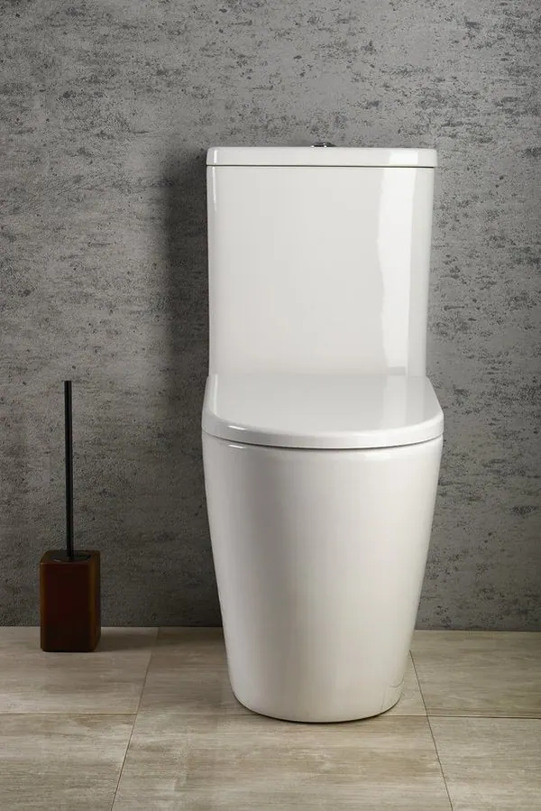 Comfort-toilet met verhoogde zithoogte — eenvoudiger opstaan en zitten Comfort-toilet met verhoogde zithoogte — eenvoudiger opstaan en zitten